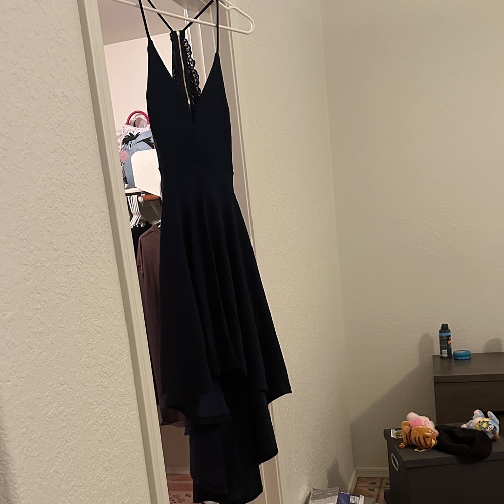 Windsor Midnight Blue High Low Dress